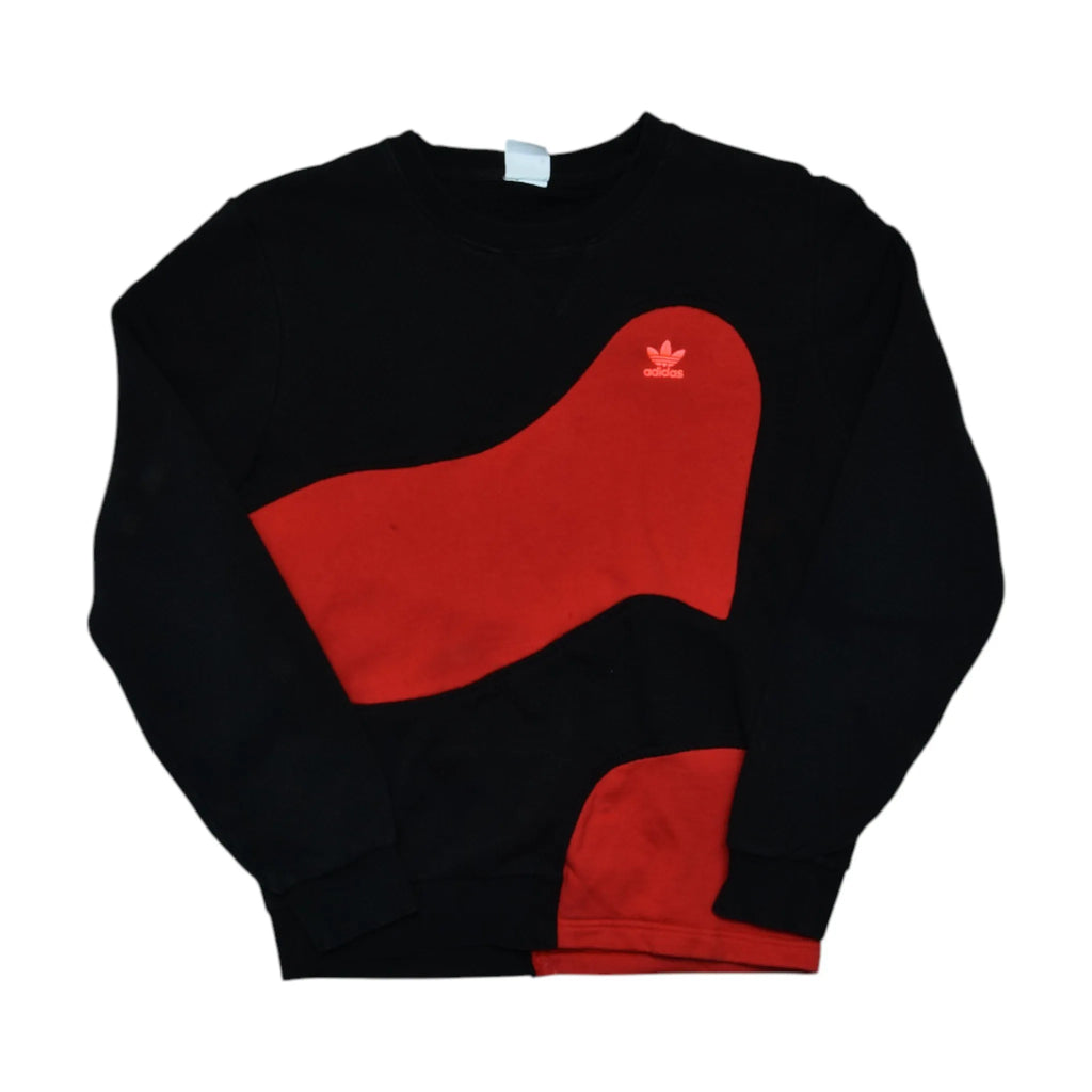 Vintage Black Adidas Sweatshirt (S)