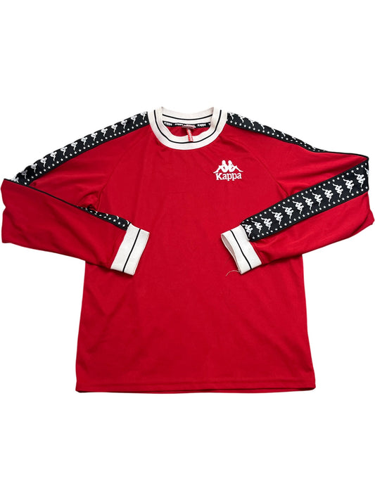 Vintage Red Kappa Crewneck Sweatshirt Logo (M)