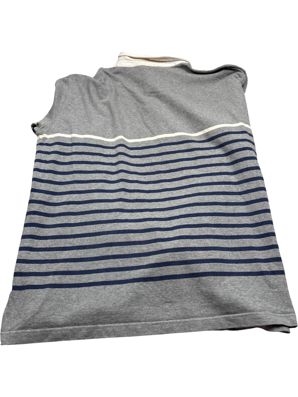 Vintage Grey Striped Guinness Rugby Shirt 90s (L)