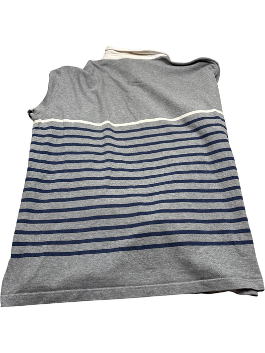 Vintage Grey Striped Guinness Rugby Shirt 90s (L)