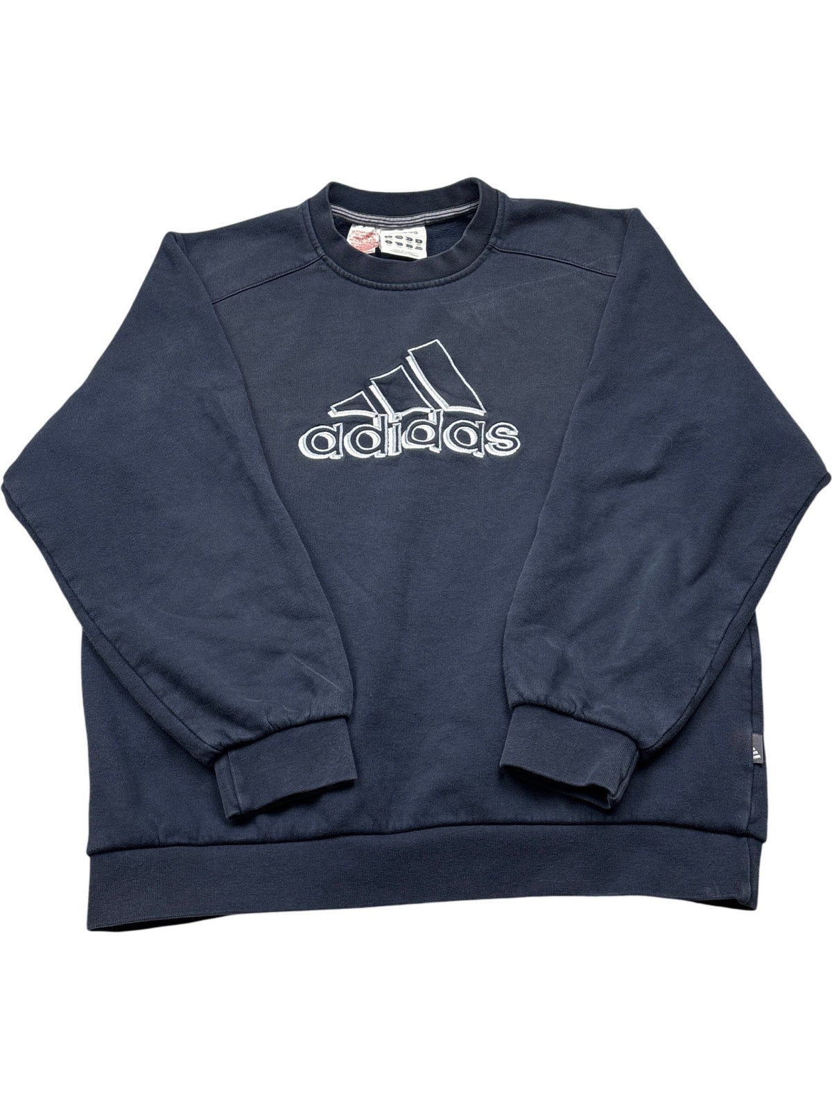 Vintage Navy Adidas Crewneck Sweatshirt (S)