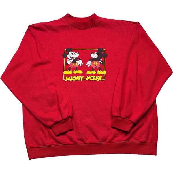 Vintage Red Disney Sweater Mickey Mouse 90s (L)