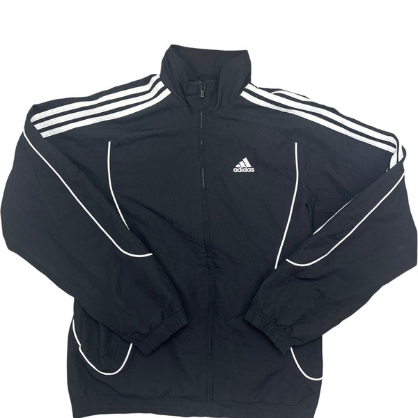 Vintage Black Adidas Track Jacket 90s (S)