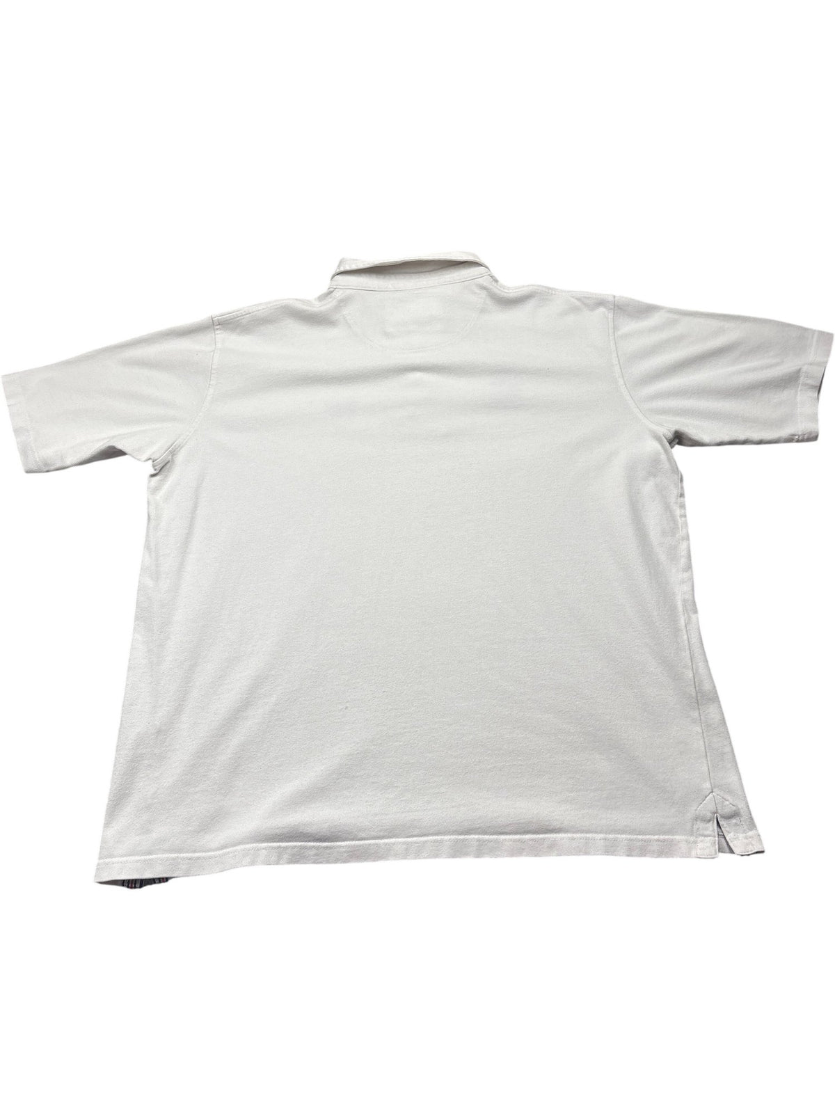 Vintage White Cotton Traders Polo 90s (L)