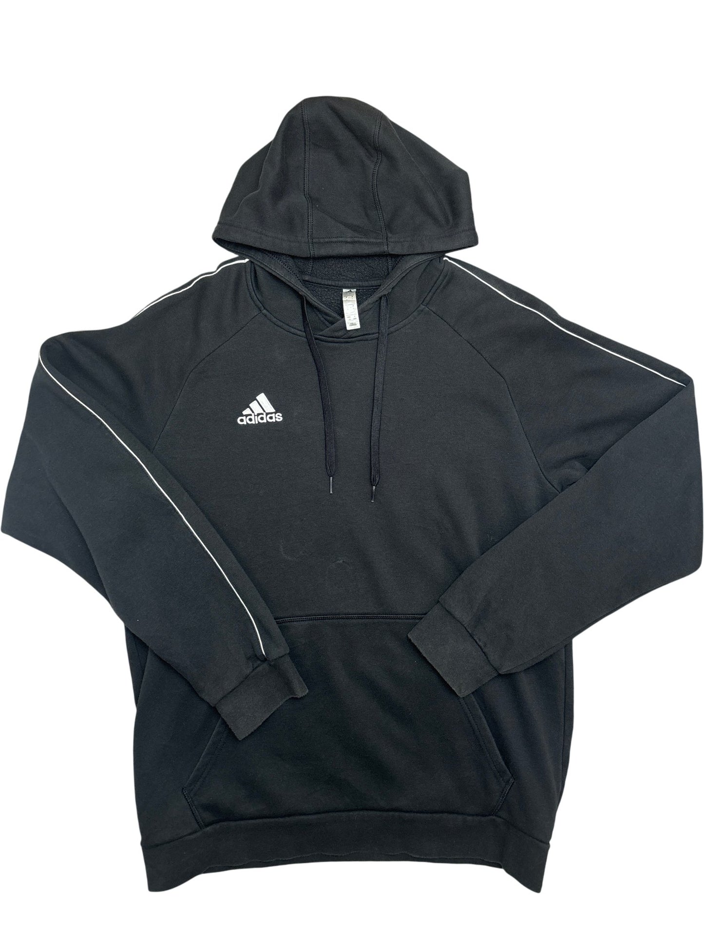 Vintage Black Adidas Hoodie (L)