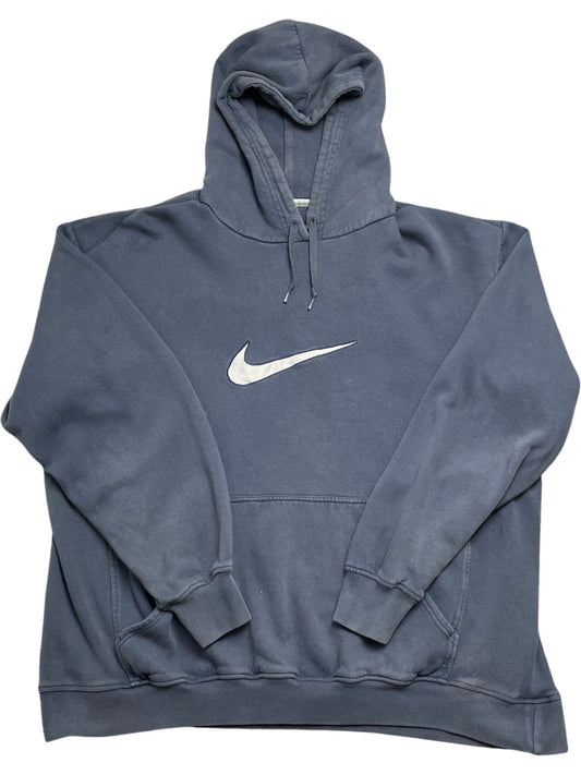 Vintage Blue Nike Hoodie (XXL)