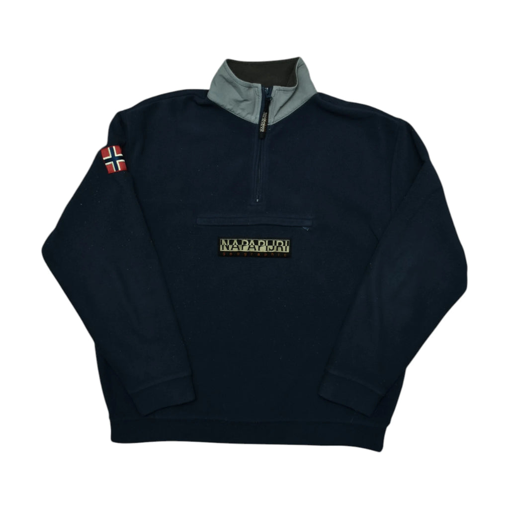 Vintage Navy Napapijri Fleece (L)