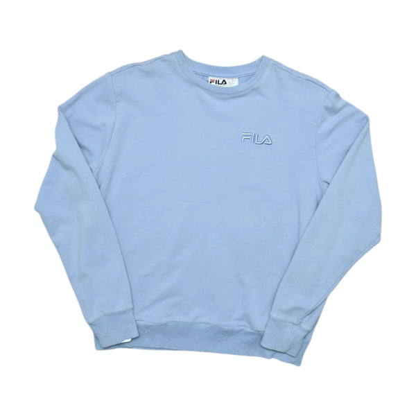 Vintage Blue Fila Crewneck Sweatshirt (S)