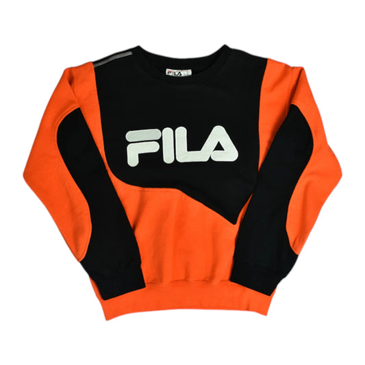 Vintage Orange Fila Sweatshirt (XXS)