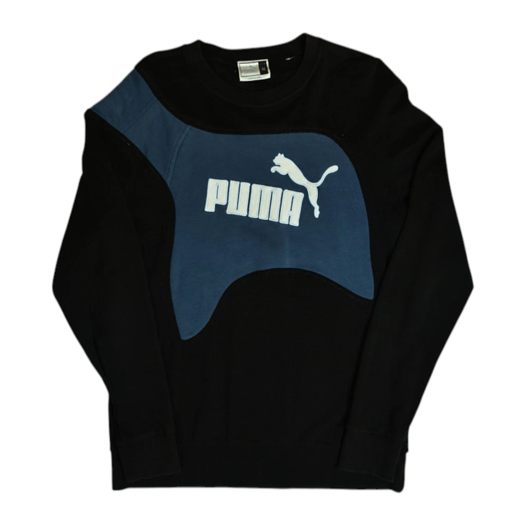 Vintage Black Puma Sweatshirt (M)