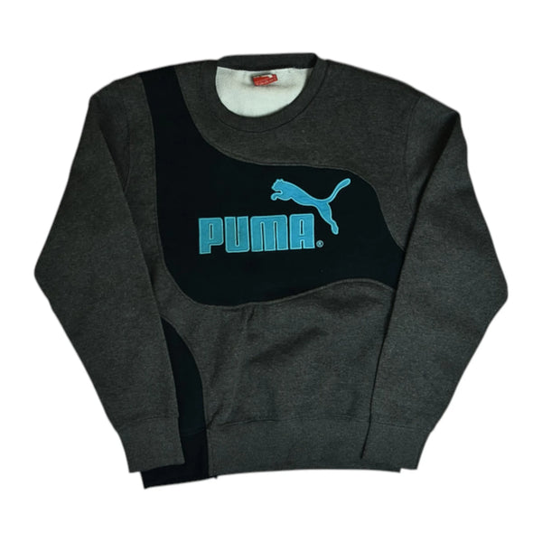 Vintage Gray Puma Sweatshirt (S)