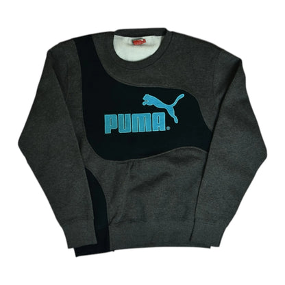 Vintage Gray Puma Sweatshirt (S)