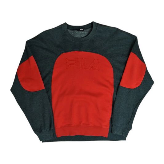 Vintage Red Fila Sweatshirt (L)