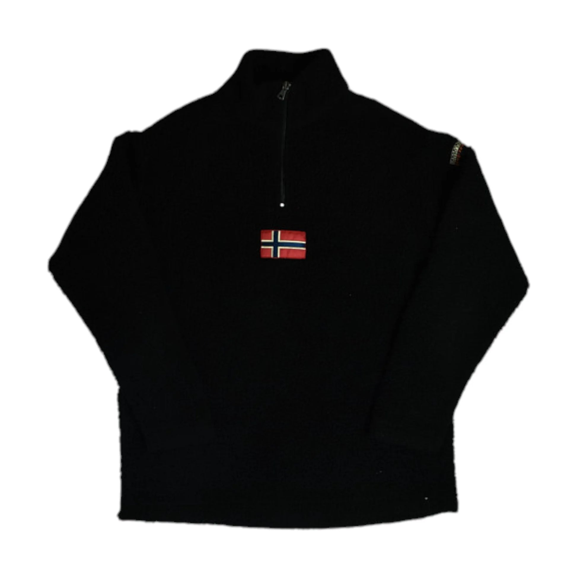 Vintage Black Napapijri Fleece (M)