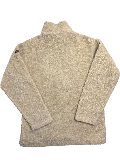 Vintage Beige Napapijri Fleece Jacket Flag 90s (S)