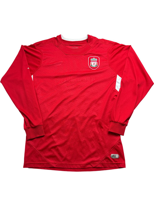 Vintage Red Reebok Liverpool Football Shirt 2003/2004 (XL)