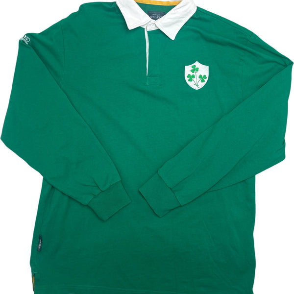 Vintage Green Rugby Shirt 90s (XL)