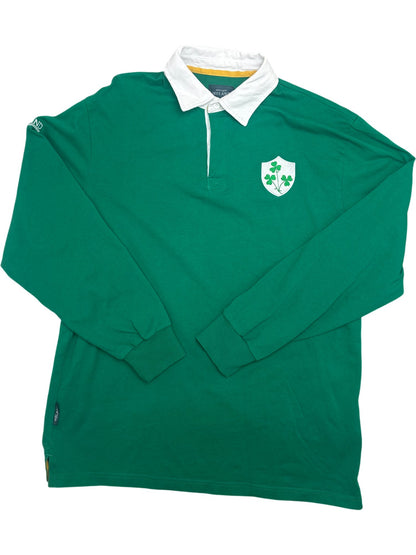 Vintage Green Rugby Shirt 90s (XL)