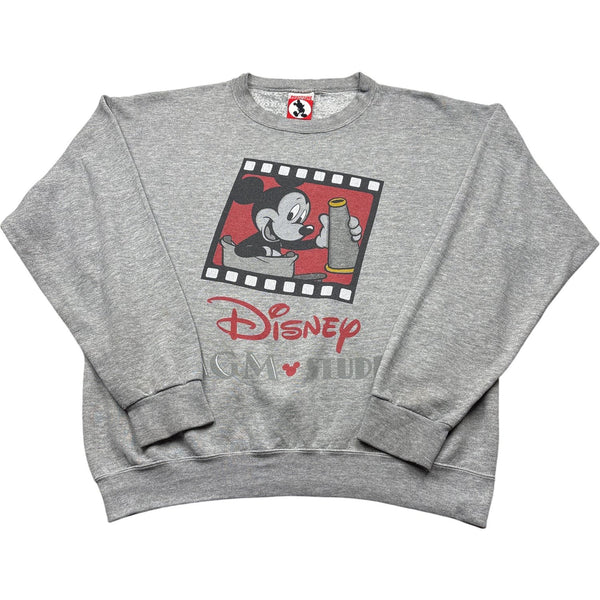 Vintage Grey Disney Mickey Mouse Sweatshirt 90s (L)