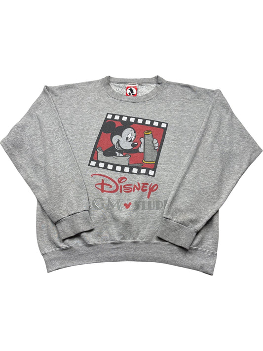 Vintage Grey Disney Mickey Mouse Sweatshirt 90s (L)