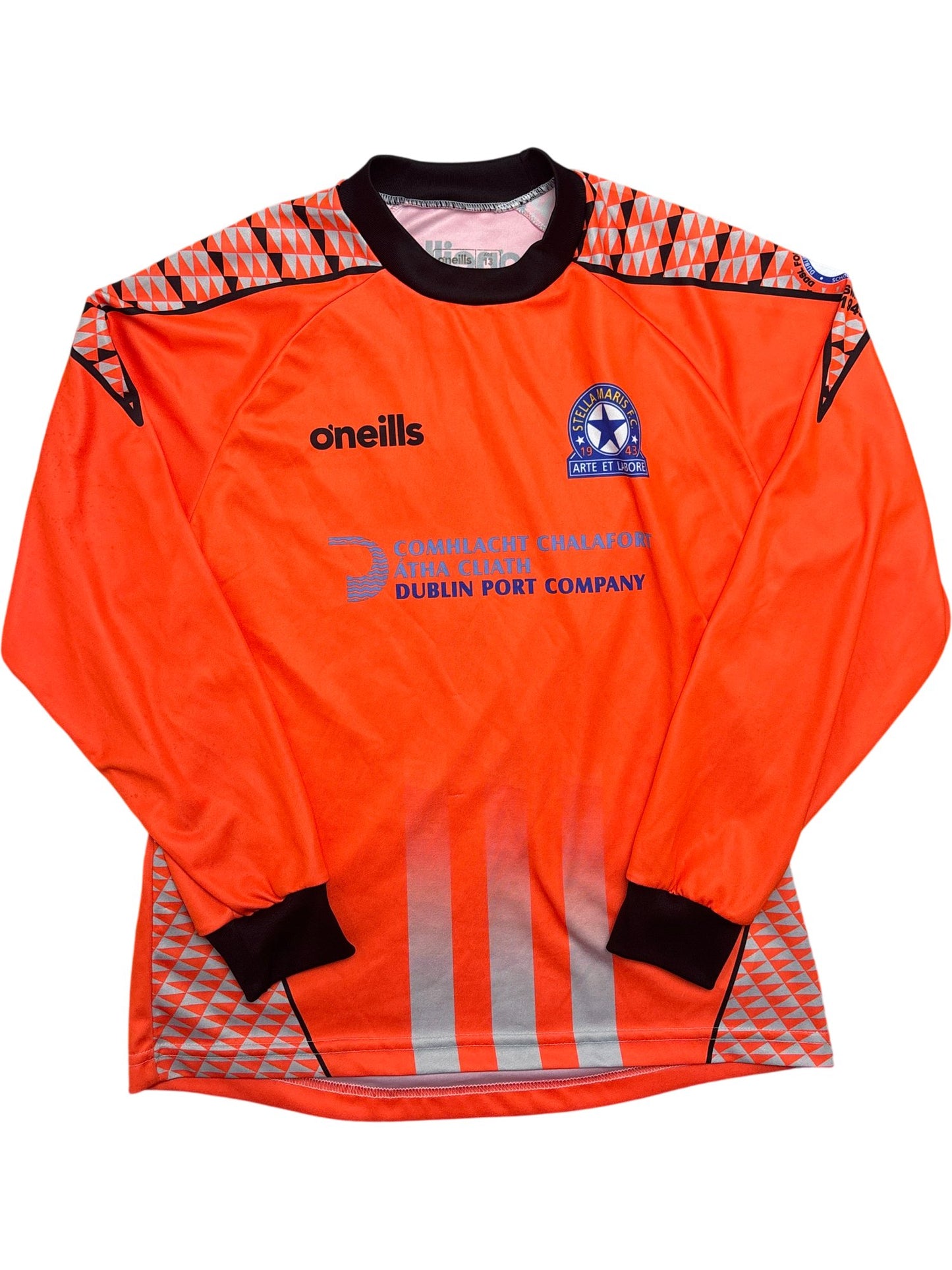 Vintage Orange O'Neills Stella Maris FC Jersey Kids 13 (XXS)