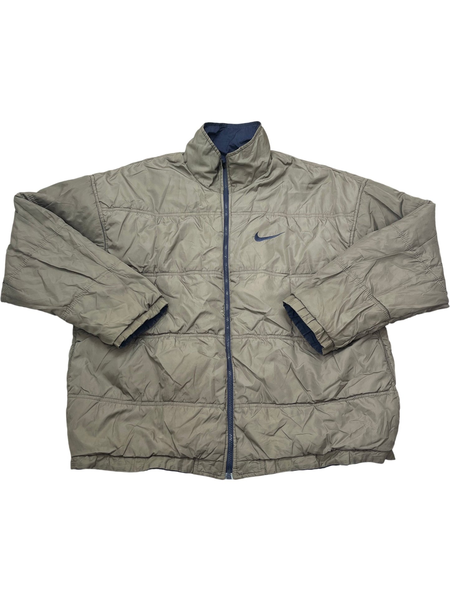 Vintage Navy Nike Reversible Jacket (L)
