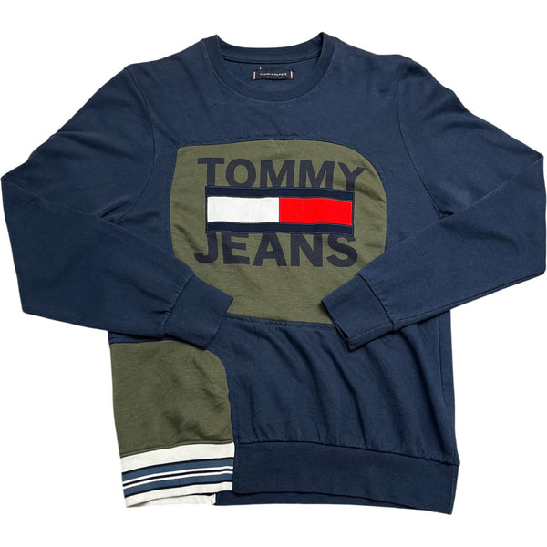 Vintage Blue Tommy Hilfiger Sweatshirt (S)