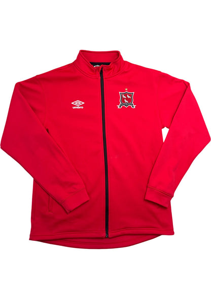 Vintage Red Umbro Track Jacket Dundalk FC (XL)