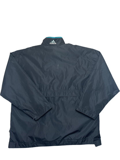 Vintage Black Adidas Windbreaker Y2K (XL)