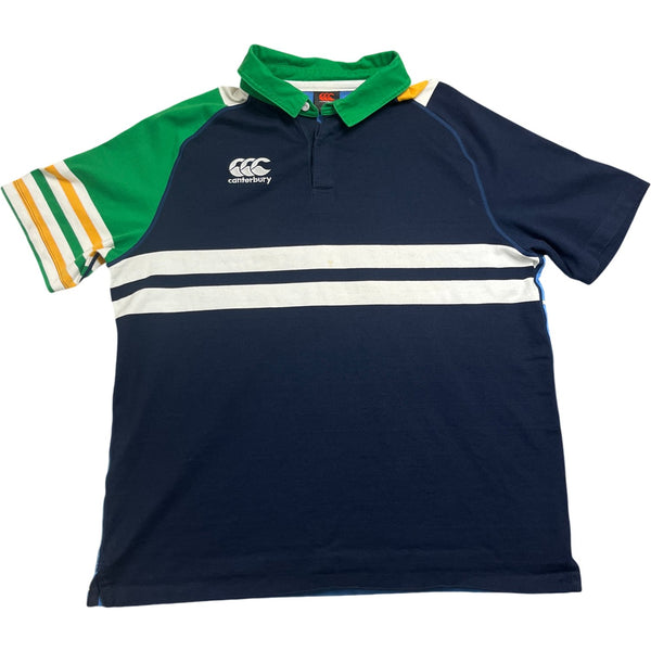 Vintage Blue Canterbury Rugby Polo (XXL)