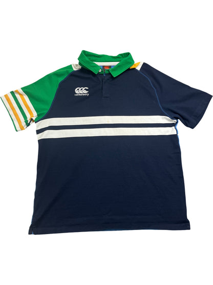 Vintage Blue Canterbury Rugby Polo (XXL)