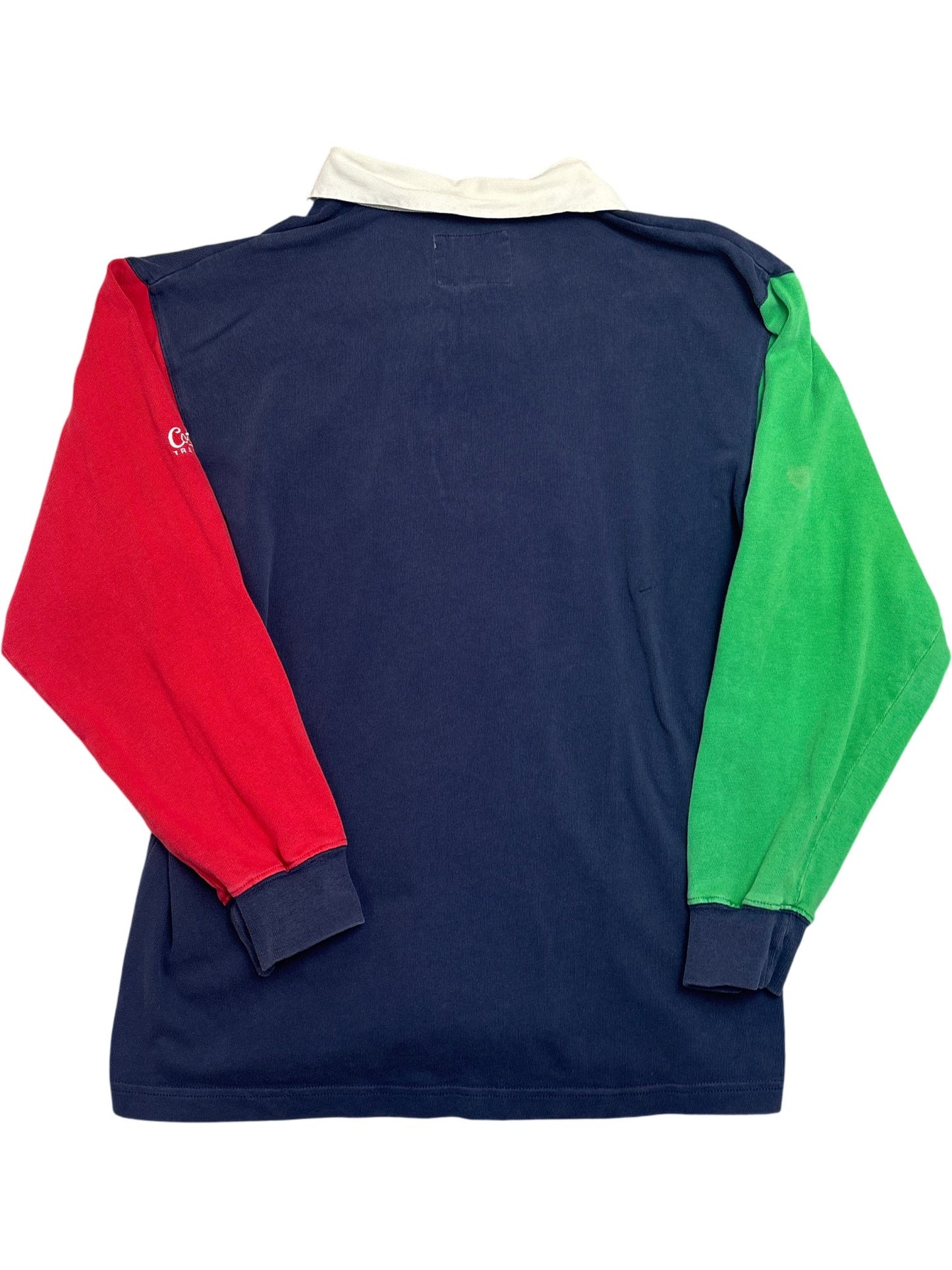 Vintage Multicolour Cotton Traders Rugby Shirt 90s (M)