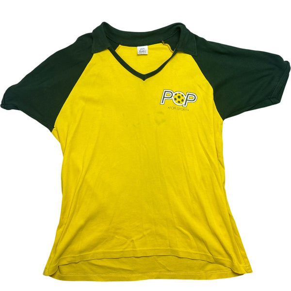 Vintage Yellow POP Sports T-Shirt (L)