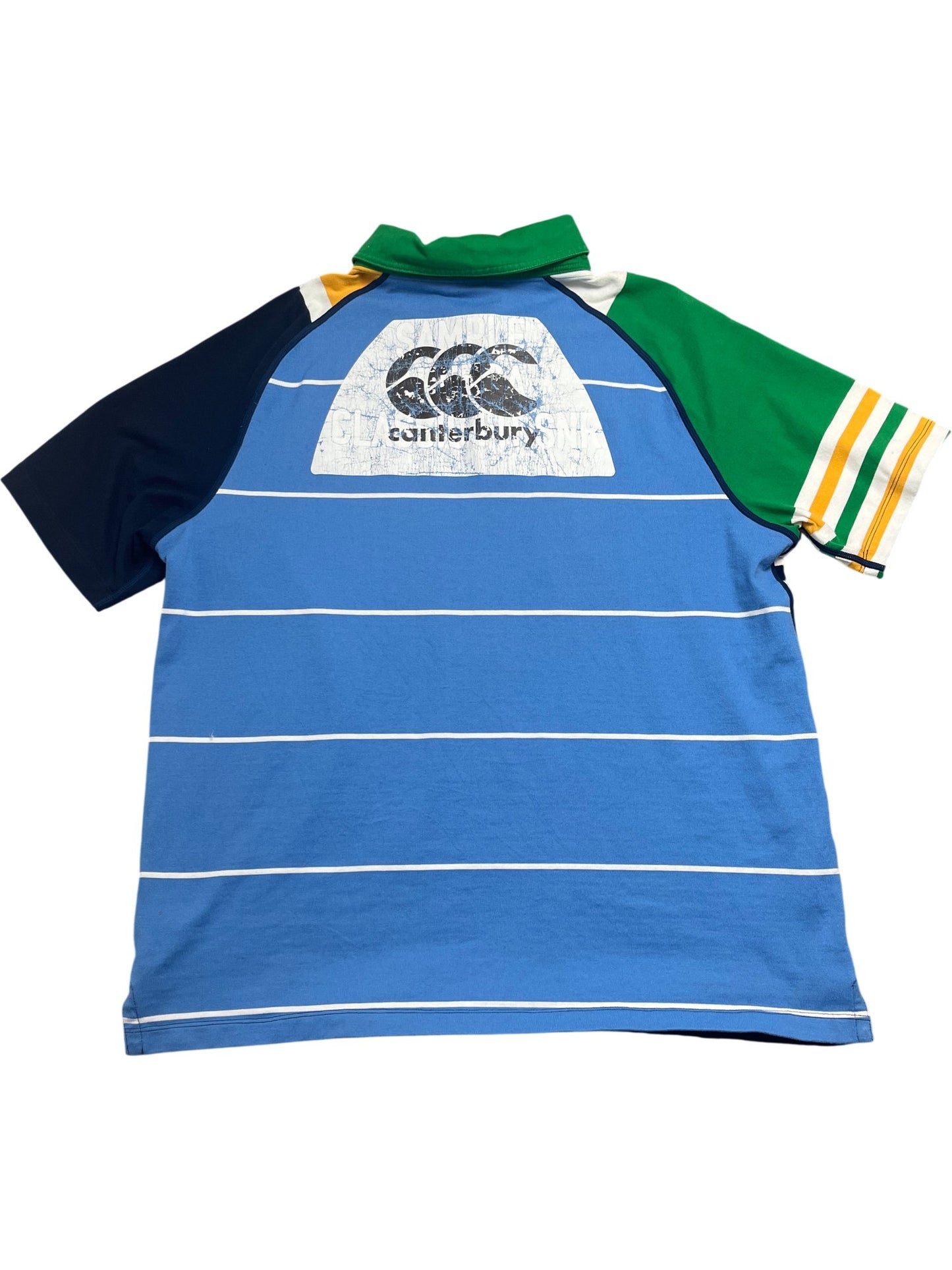 Vintage Blue Canterbury Rugby Polo (XXL)