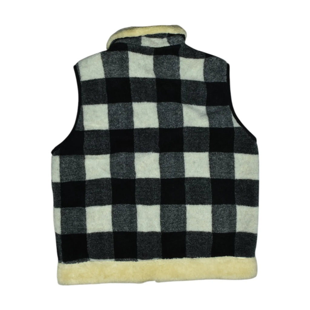 Vintage Black Fleece Gilet (M)