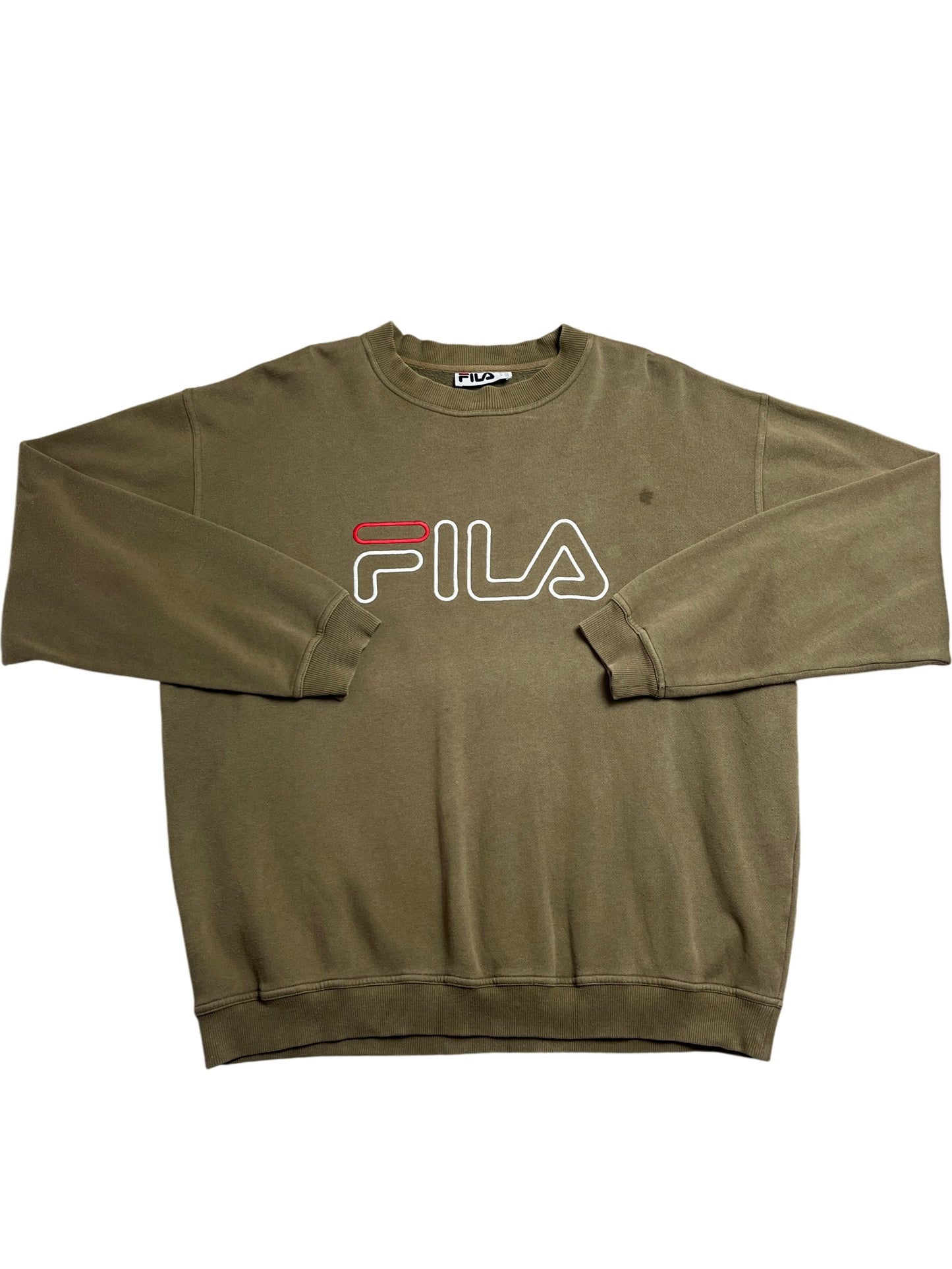 Vintage Green Fila Sweatshirt XL ()