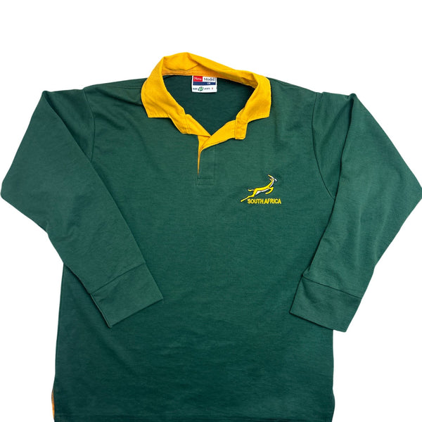 Vintage Green South Africa Rugby Shirt (S)