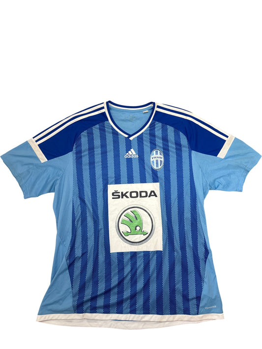 Vintage Blue Adidas Football Jersey FKMB 2000s (XXL)