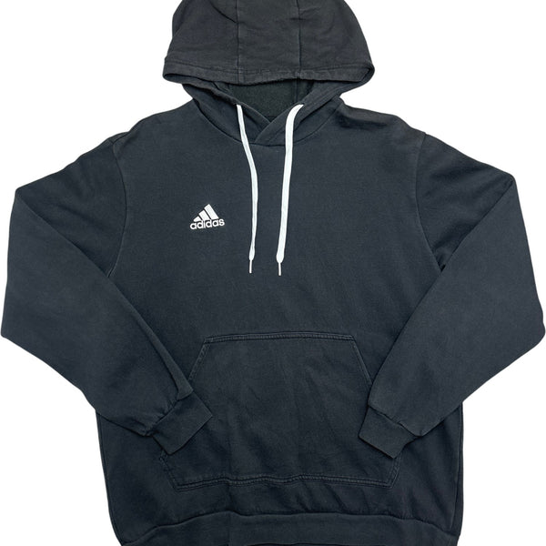 Vintage Black Adidas Hoodie (L)