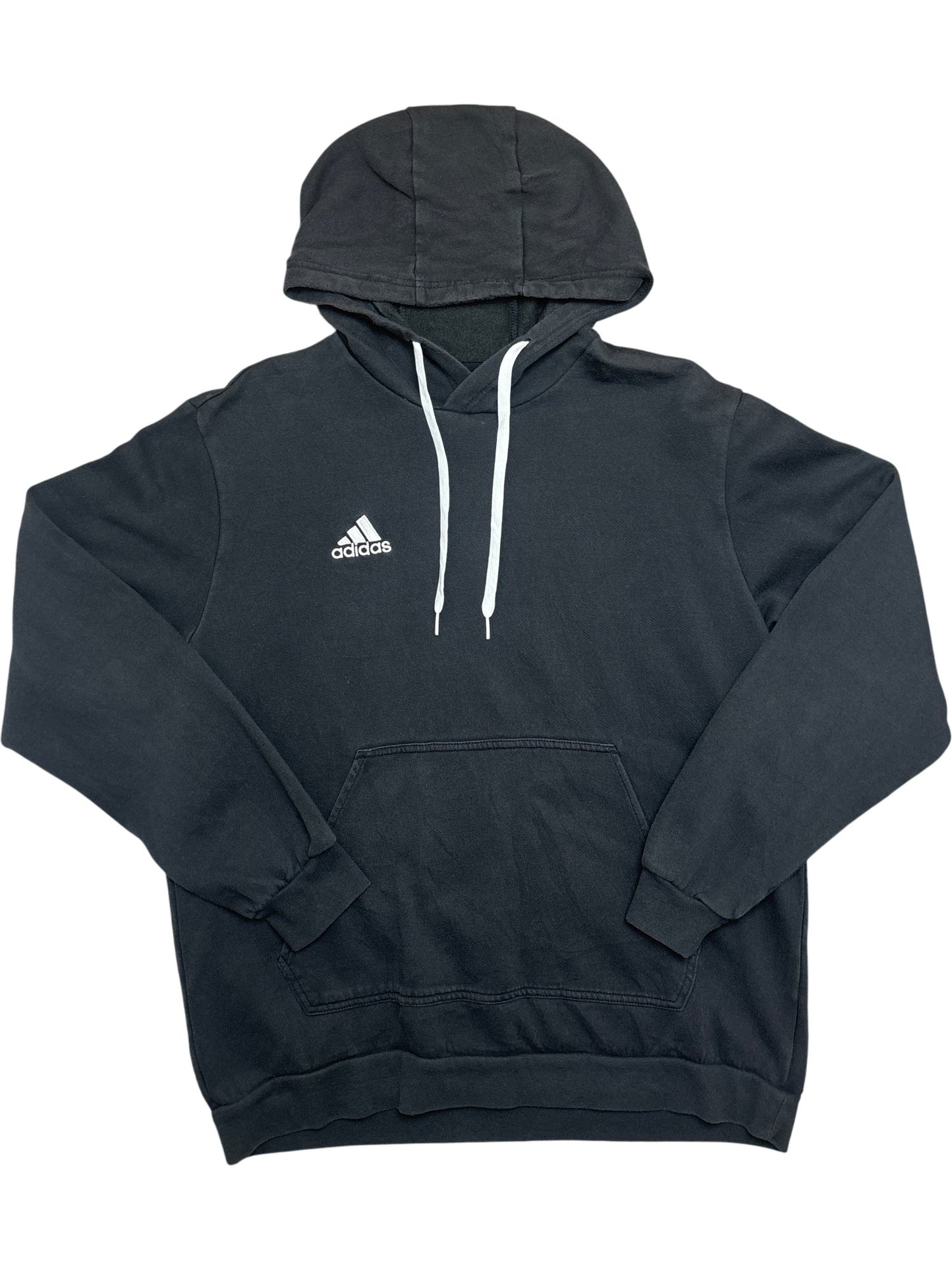 Vintage Black Adidas Hoodie (L)