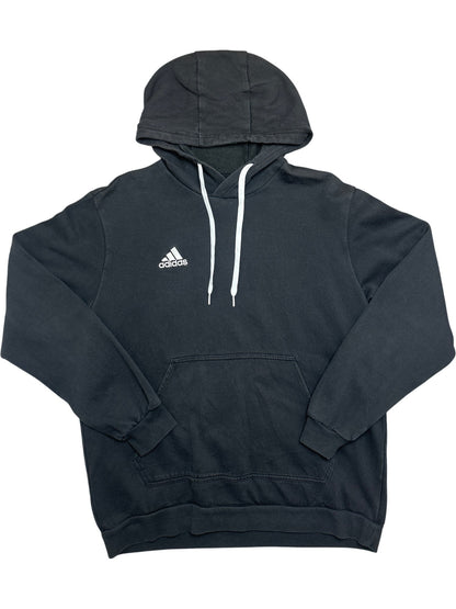 Vintage Black Adidas Hoodie (L)