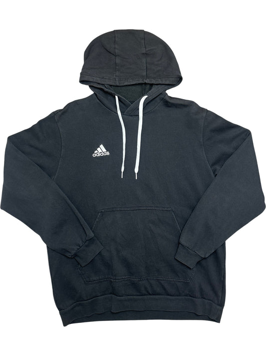 Vintage Black Adidas Hoodie (L)