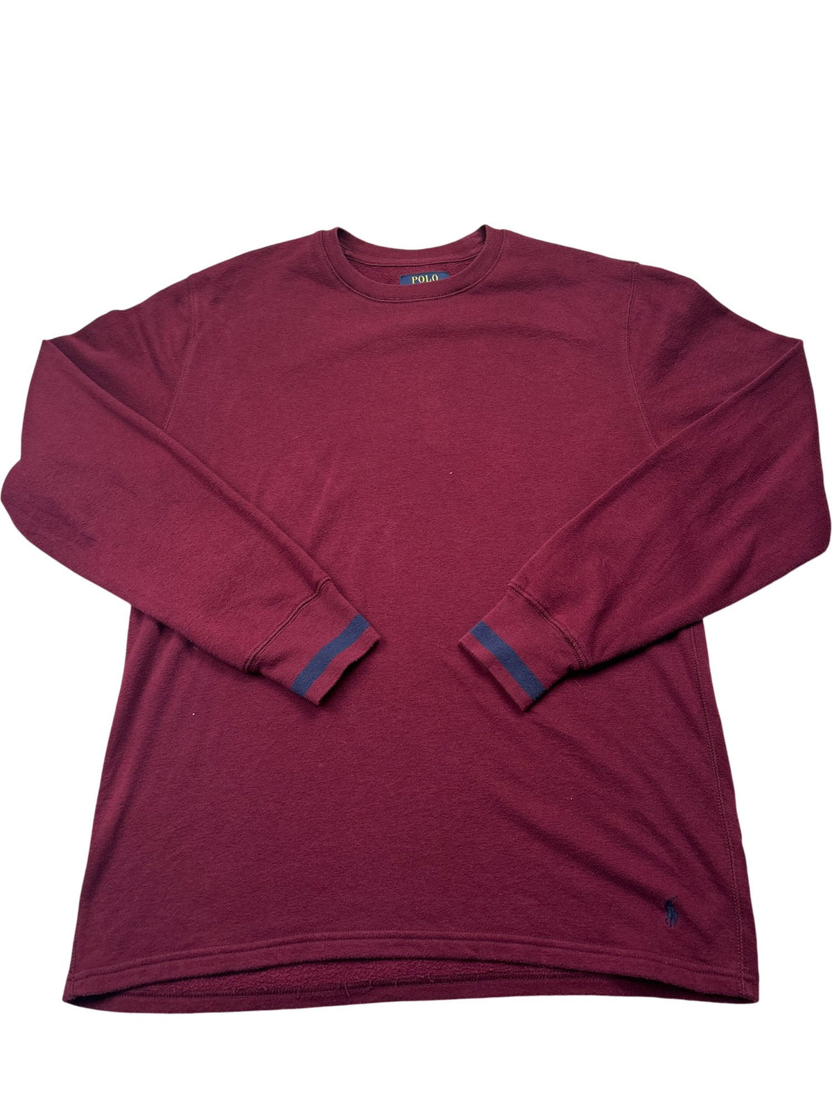 Vintage Burgundy Polo Ralph Lauren Crewneck Sweatshirt (M)