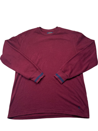 Vintage Burgundy Polo Ralph Lauren Crewneck Sweatshirt (M)