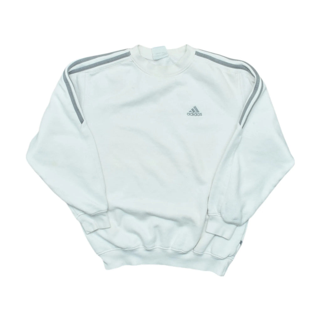 Vintage White Adidas Sweatshirt (S)