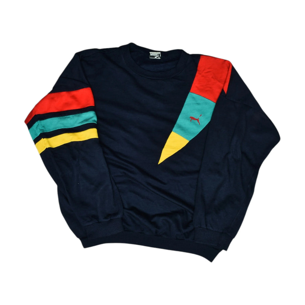 Vintage Navy Puma Sweatshirt (XL)