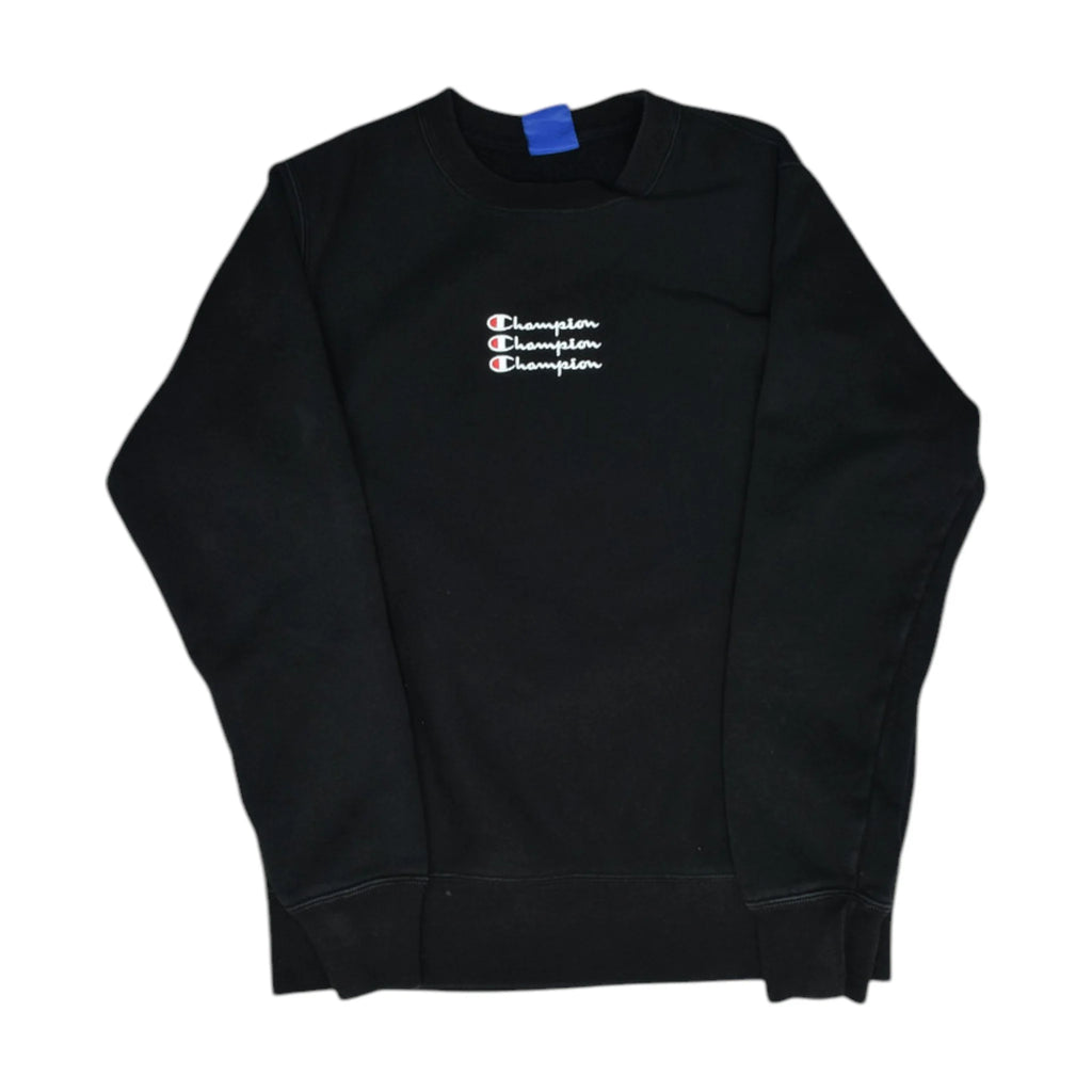 Vintage Black Champion Sweatshirt (XXS)