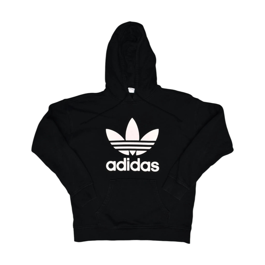 Vintage Black Adidas Hoodie (S)