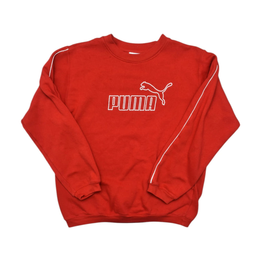 Vintage Red Puma Sweatshirt (L)