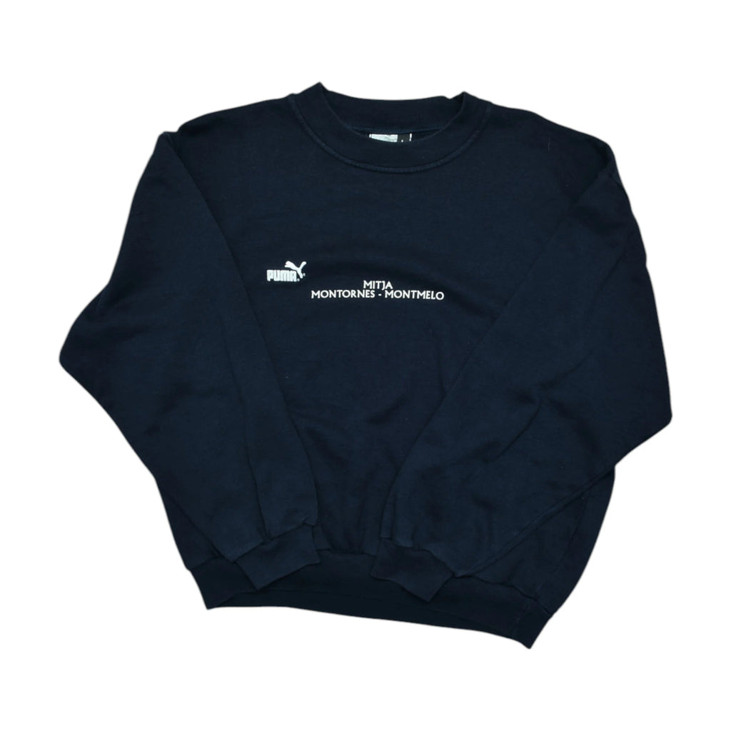 Vintage Navy Puma Sweatshirt (S)